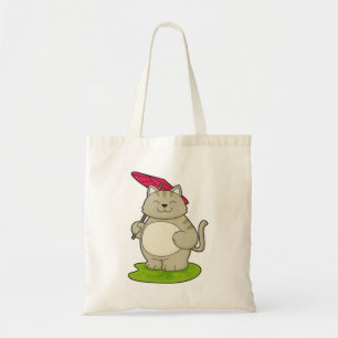 Tote Bag Chat avec parapluie