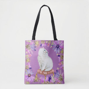 Tote Bag Chat blanc de Kitty