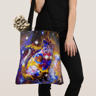 Tote Bag Chat cosmique Psi