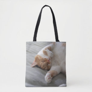 Tote Bag Chat couché