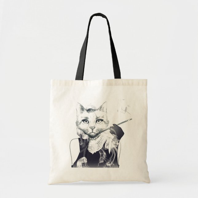 Tote Bag Chat de charme (Devant)
