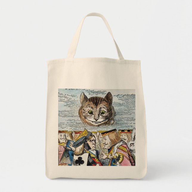 Tote Bag Chat de Cheshire, 1865 (Devant)