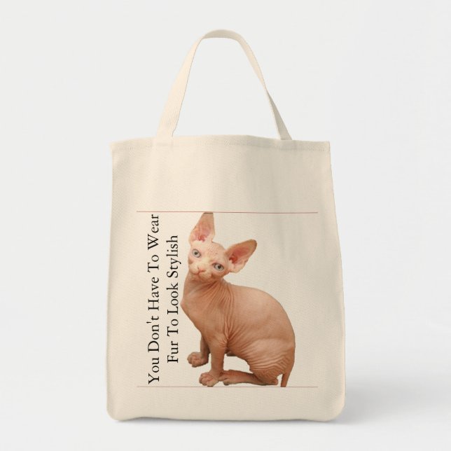Tote Bag Chat de sphinx (Devant)