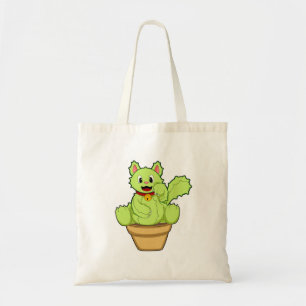 Tote Bag Chat en cactus