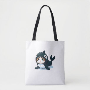 Tote Bag Chat en costume Orca