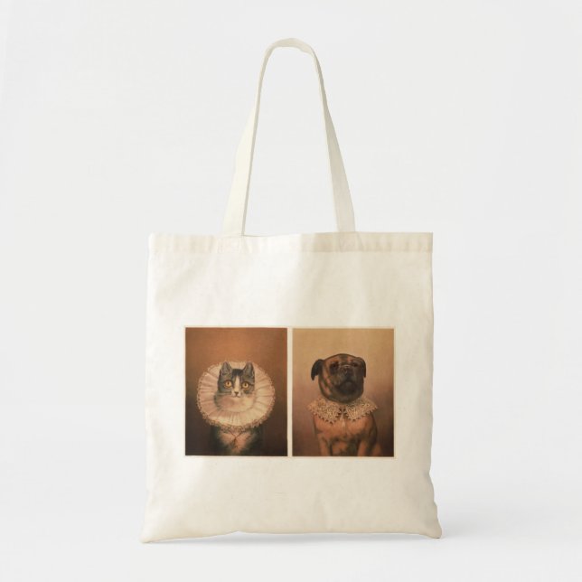 Tote Bag Chat et chien (Devant)