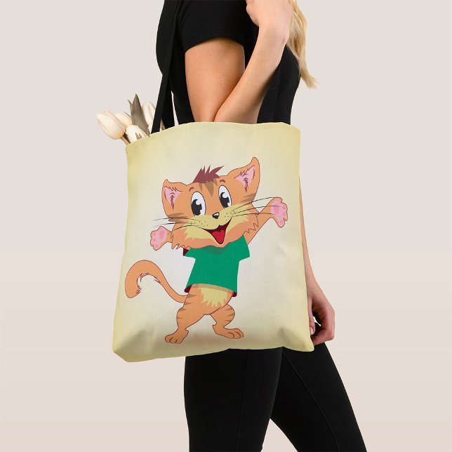 Tote Bag Chat groovy (Créateur téléchargé)