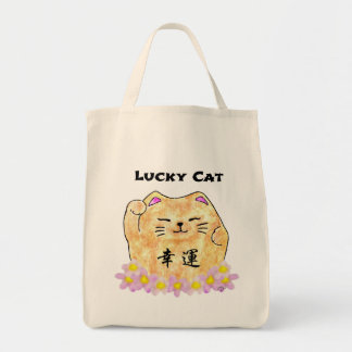 Tote Bag Chat Lucky (Maneki Neko) - "Chat Lucky"