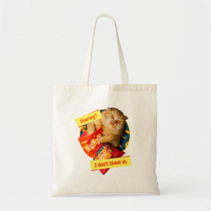 Tote Bag Chat Manger Fromage Puits