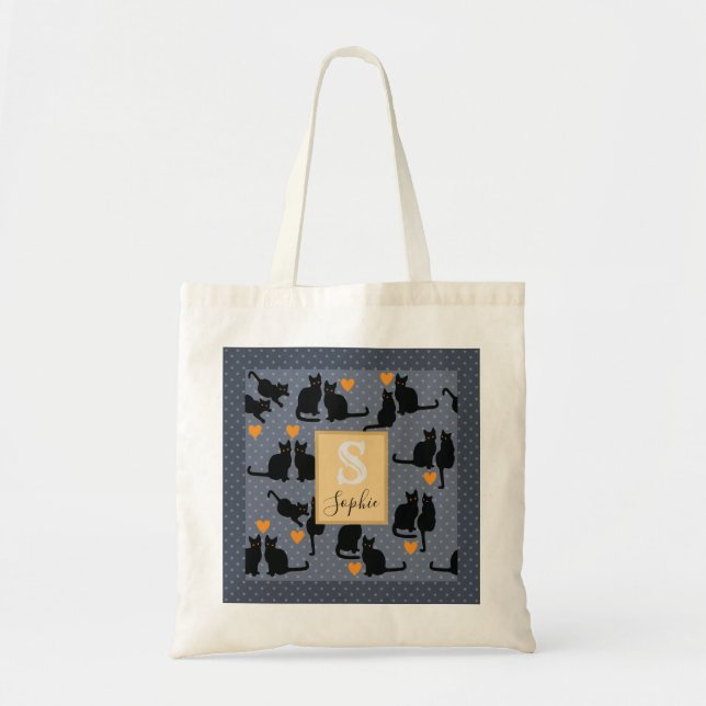 Tote Bag Chat noir (Devant)