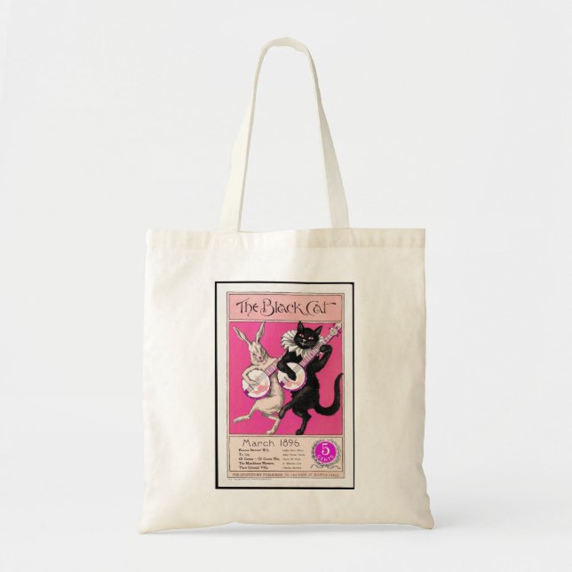 Tote Bag Chat noir (Devant)