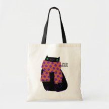 Chat noir automne saison Halloween Éffrayant migno