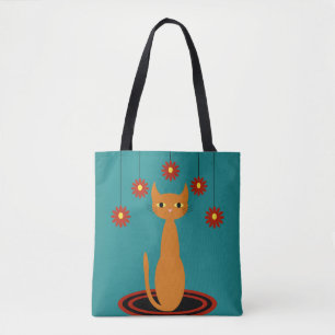 Tote Bag Chat orange