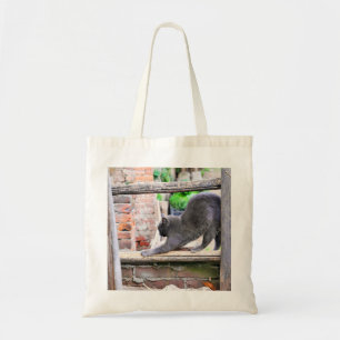 Tote Bag Chat qui s'étire