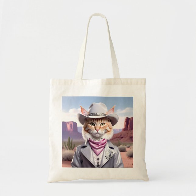 Tote Bag Chat Sheriff (Devant)