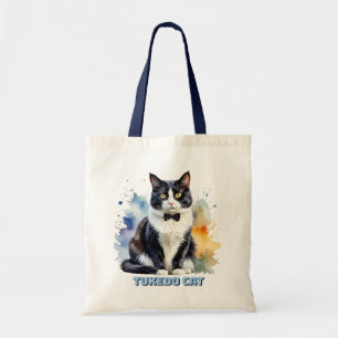 Tote Bag Chat smoking élégant