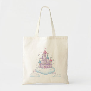 Tote Bag Château de fée flottant – Fantaisie enfantine