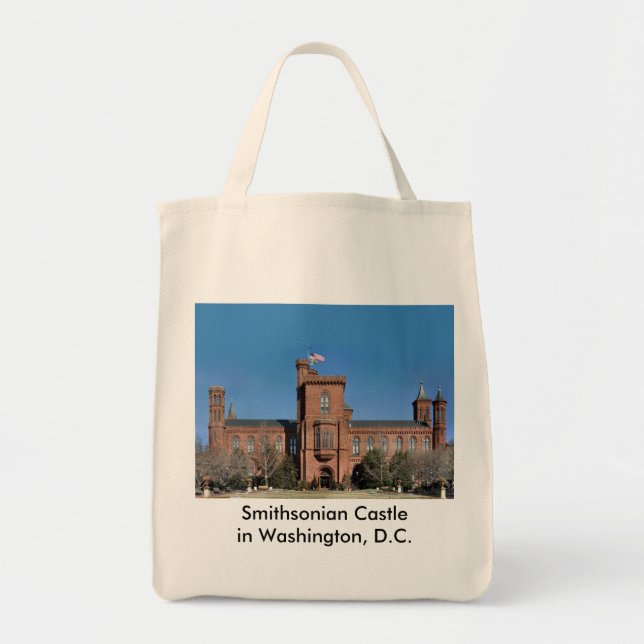 Tote Bag Château de Smithsonian à Washington, D.C. (Devant)