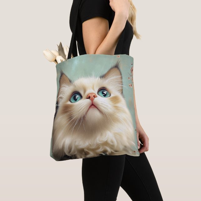 Tote Bag Chaton Ragdoll (De près)