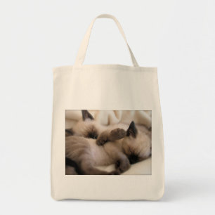 Tote Bag Chaton siamois mignon de chat d'animal familier de