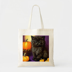 Tote Bag Chaton vintage Halloween