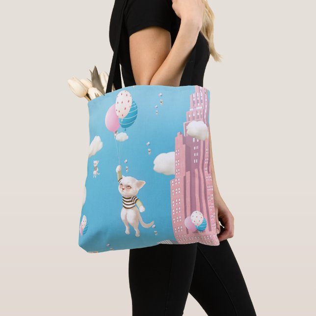 Tote Bag Chatons Skyward (De près)