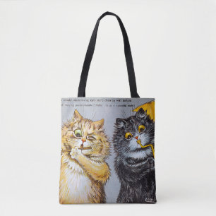 Tote Bag Chats amoureux de la musique, Louis Wain