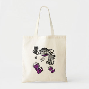 Tote Bag Chats Asexués Planet Ace Pride Drapeau Lgbt Espace