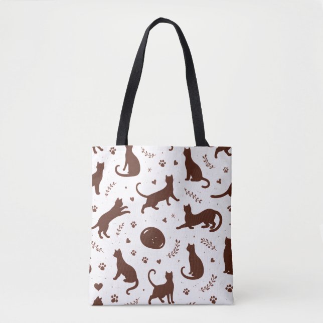 Tote Bag Chats au Chocolat (Devant)