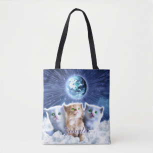 Tote Bag Chats dans le nuage