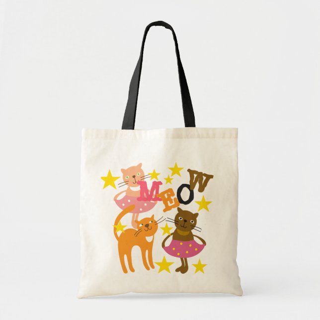 Tote Bag Chats dansants (Devant)