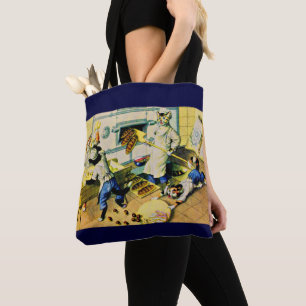 Tote Bag Chats de boulangerie chaotique Mainzer