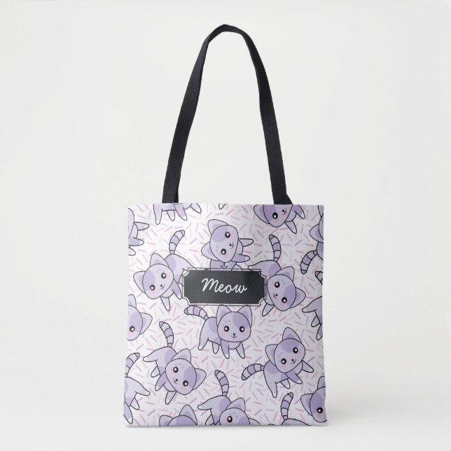 Tote Bag Chats mignons (Devant)