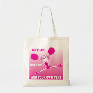 Tote Bag Chaud rose Pom-pom girl fille