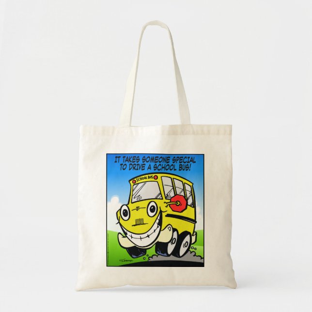 Tote Bag Chauffeur d'autobus scolaire (Devant)