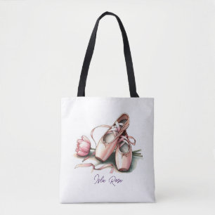 Tote Bag Chaussons de ballet personnalisés Fourre-tout
