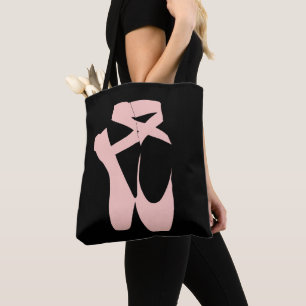 Tote Bag Chaussure de ballet rose danseur de ballet