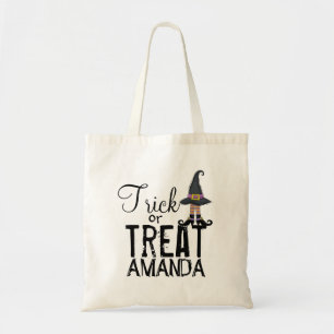 Tote Bag Chaussure Halloween Trick Ou Treat mignonne sorciè