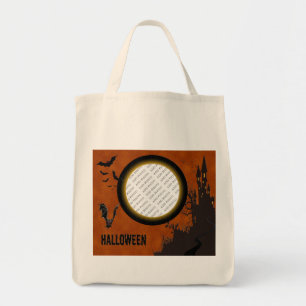 Tote Bag Chauve-souris, cadre photo de maison hantée et cie