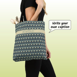 Tote Bag Chauve-souris motif texte personnalisé