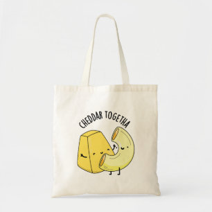 Tote Bag Cheddar Ensemble Funny Food Pun