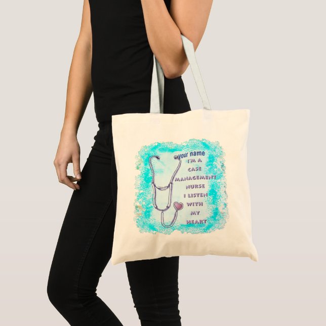 Tote Bag Chef coque Infirmière Coeur (Devant (produit))