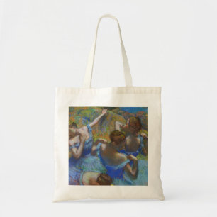 Tote Bag Chef-d'œuvre d'art fin pastel Danseuses bleues de