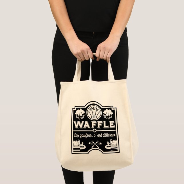 Tote Bag Chef gaufre (Devant (produit))