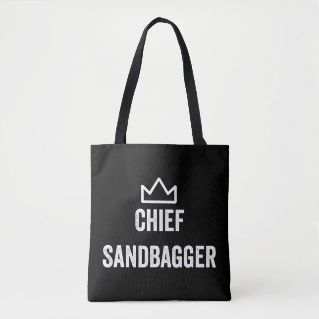 Tote Bag Chef Sandbagger Golf mème Bjj Chess Sandbag (Devant)