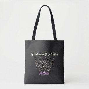 Tote Bag Chemise de la journée des meilleurs amis : Céleste