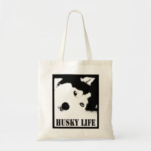 Tote Bag Chemise ENROUÉE de chien de traîneau sibérien d