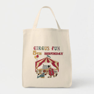 Tote Bag Chemises et cadeaux Circus 5th Birthday
