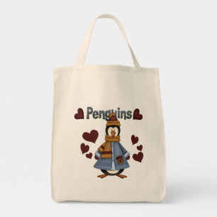 Tote Bag Chemises et cadeaux de manchots d'hiver