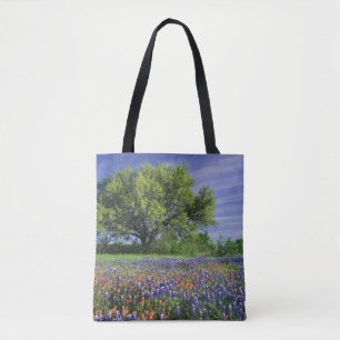 Tote Bag Chêne vivant et pinceau de Texas, et Texas